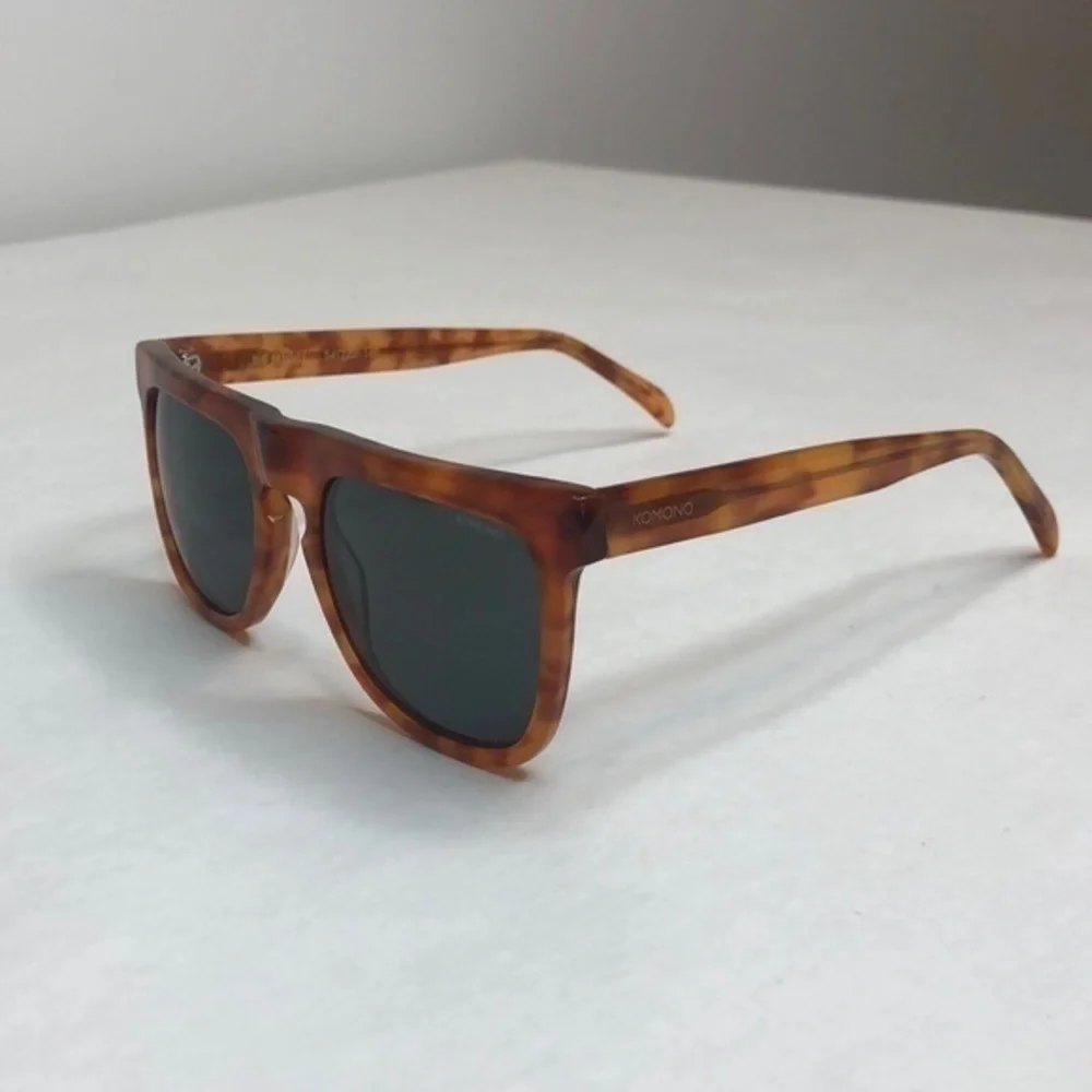 KOMONO Bennet Caramel Demi sunglasses NEW NWT tortoise